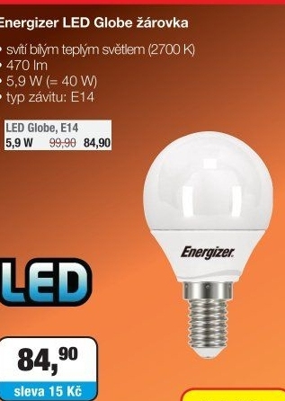 LED žárovka Energizer