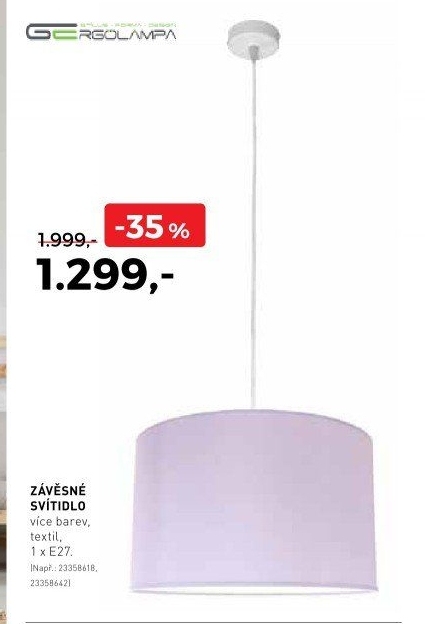 Závěsné svítidlo
