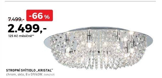 Stropní svítidlo Kristal