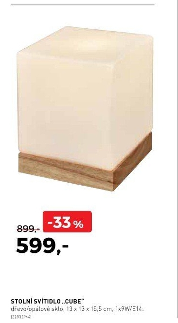 Stolní svítidlo Cube