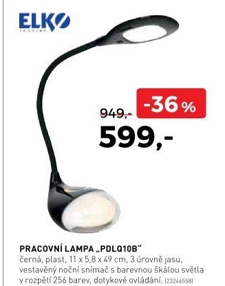 Pracovní lampa PDLQ10B
