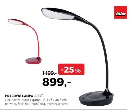 Pracovní lampa DEL