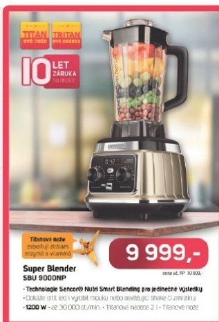 SBU 9000NP super mixérSENCOR