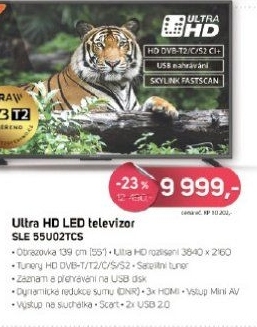 SLE 55U02TCSH.265 (HEVC)/UHDSENCOR