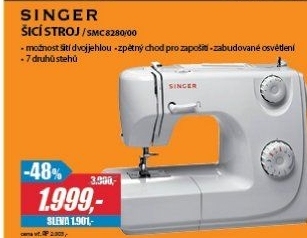 SMC 8280/00 ŠICÍ STROJSINGER