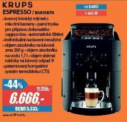 EA810B70 PLNOAUTOMATICKÉ ESPRESOKRUPS