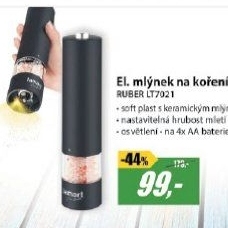 LT7021 MLÝNEK ELEKTRICKÝ RUBERLAMART