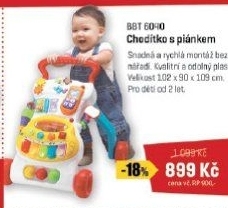 BBT 6040 Chodítko s piankemBUDDY TOYS