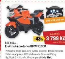 BEC 6011 El. moto BMW K1300 BUDDY TOYS