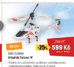 BRH 319040 Vrtulník Falcon IV BUDDY TOYS