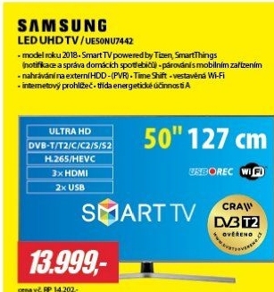 UE50NU7442 LED ULTRA HD LCD TV SAMSUNG