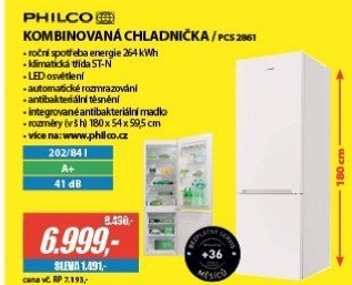 PCS 2861komb. chladničkaPHILCO