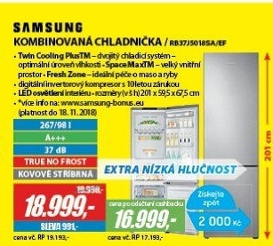RB 37J5018SA/EF CHLADNIČKA KOMBI SAMSUNG