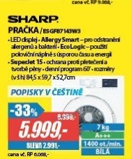 ES GFB7143W3 PRAČKASHARP