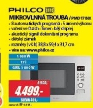 PMD 17 BIX Mikr. Trouba Bílý display