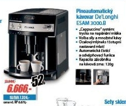 ESAM 3000 B KÁVOVARDELONGHI