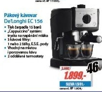 EC 156 ESPERESSO PÁKOVÉDELONGHI