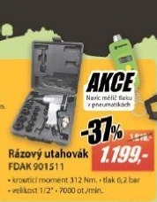 SADA FDAK 901511 + měřič tlaku FIELDMANN