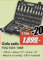 FDG 5001-108R Gola sada 108 ks FIELDMANN