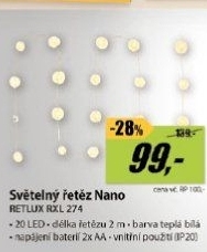 RXL 274 Nano 20LED RW WW TMRETLUX