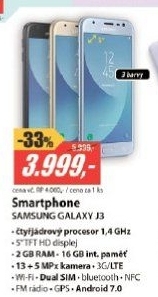 SM J330 Galaxy J3 2017 Duos Bla. SAMSUNG
