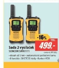 SMR 111 TWIN RADIOSTANICESENCOR