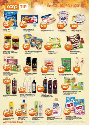 akční leták COOP 31.10.2018-13.11.2018
