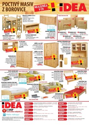 akční leták IDEA nábytek 1.11.2018-14.11.2018