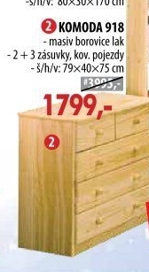 Prádelník 918 lakovaný