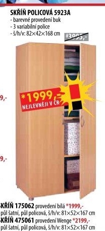 Policová skříň 5923 buk