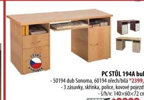 Stůl na počítač 194 buk