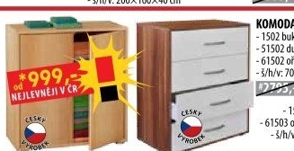 Komoda se zásuvkami 1502