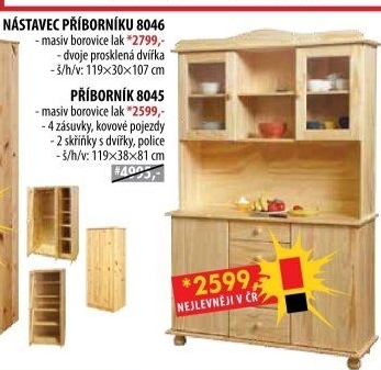 Nástavec příborníku 8046
