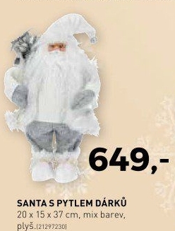 Santa s pytlem dárků