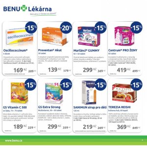 akční leták BENU Lékárna 1.11.2018-30.11.2018
