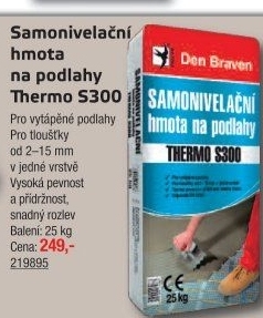Samonivelační hmota na podlahy Premium Den Braven