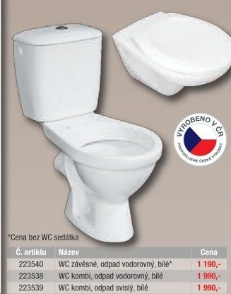 Závěsné WC Jika