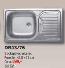 Dřez Novaservis