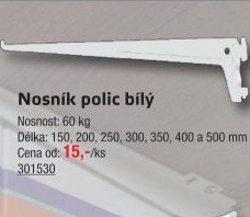 Nosník polic do regálu