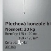 Konzole pod polici