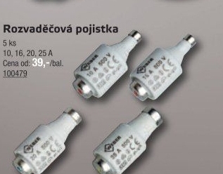 Pojistka rozvaděče
