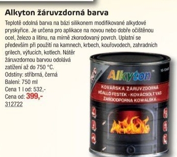 Žáruvzdorná barva Alkyton