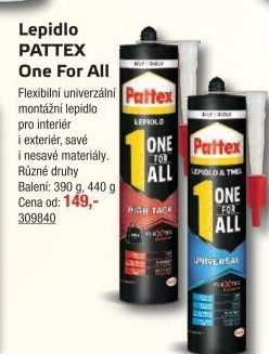 Univerzální montážní lepidlo Pattex One For All