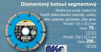 Diamantový kotouč Magg