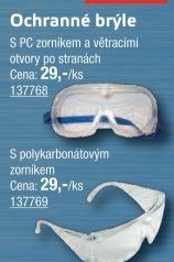 Bezpečnostní brýle