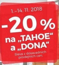-20% na Tahoe a Dona
