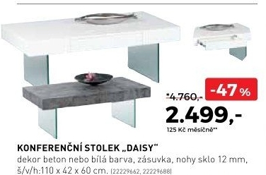 Konferenční stolek Daisy