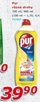 Prostředek na nádobí Pur