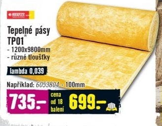 Skelná vata Rotaflex
