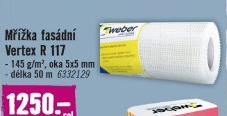 Mřížka fasádní Wertex Weber